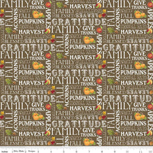 Load image into Gallery viewer, Monthly Placemats November Text Brown
