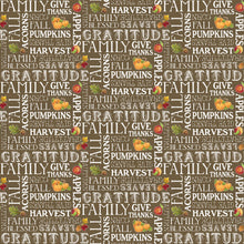 Load image into Gallery viewer, Monthly Placemats November Text Brown
