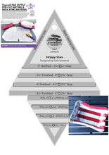 Load image into Gallery viewer, Casserole Pattern, Pre Cut Batting, and Creative Grids Strippy Stars Tool Quilt Ruler
