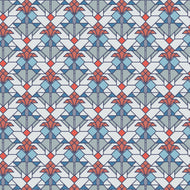 Frank Lloyd Wright Collection From Cloud9 Fabrics Coonley Tulip Bright
