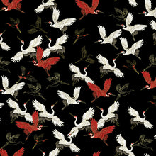 Load image into Gallery viewer, Japanese cranes Kyoto collection from Timeless Treasures Fabrics
