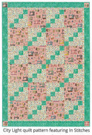 City Lights 3 yard quilt kit fabric from In Stitches Collection QT Fabrics