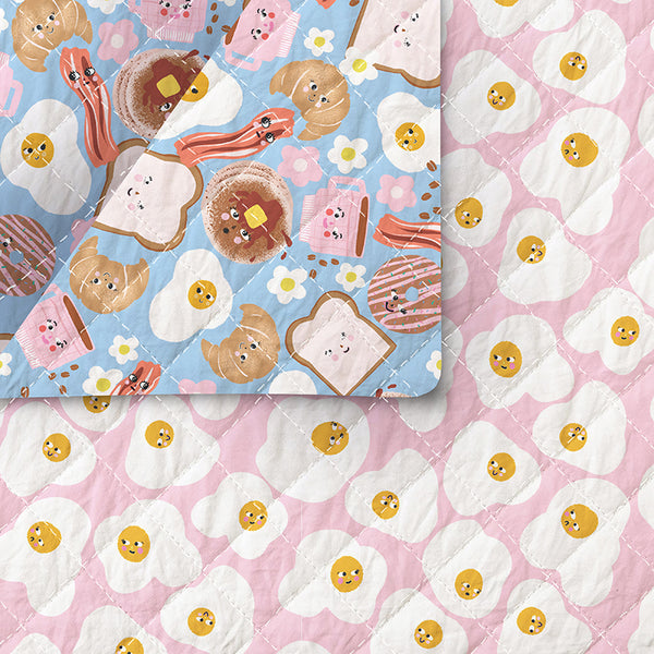 Food Face Pre-Quilt by Corinne Lent from Paintbrush Studios