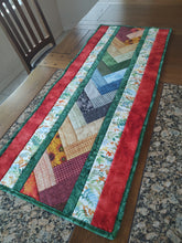 Load image into Gallery viewer, Everyday reversible Thanksgiving and almost Christmas table runner
