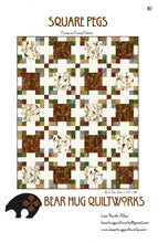 Load image into Gallery viewer, Square Pegs pattern from From Bear Hug Quiltworks by Lisa Alley
