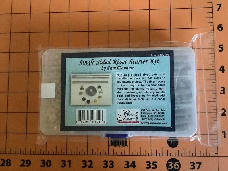 Single Sided Rivet Starter Set by Pam Damour | Pat on the Back