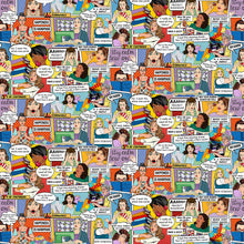 Load image into Gallery viewer, Sewing Comic from Timeless Treasures fabrics Sewing Room Collection
