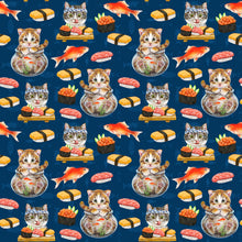 Load image into Gallery viewer, Instagram Famous sushi cats from Studio e fabrics
