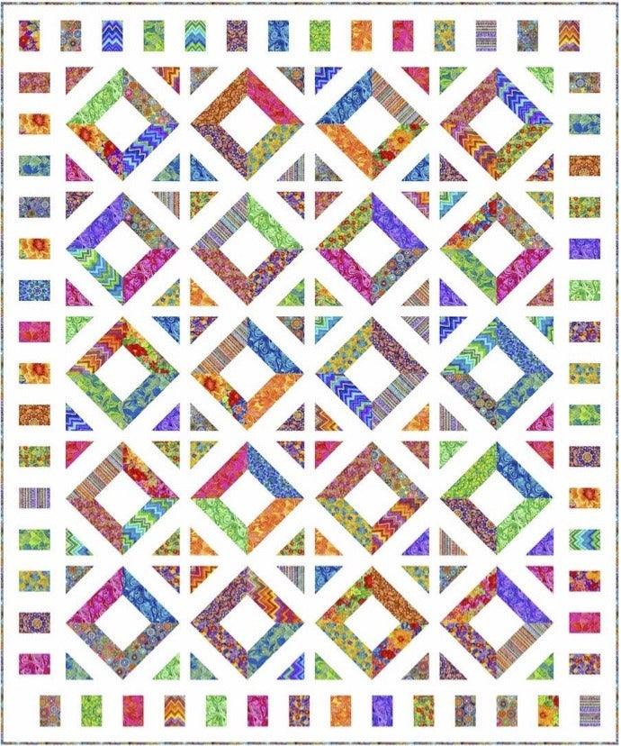 Ambient bracelets quilt pattern from Pine Tree Country Quilts
