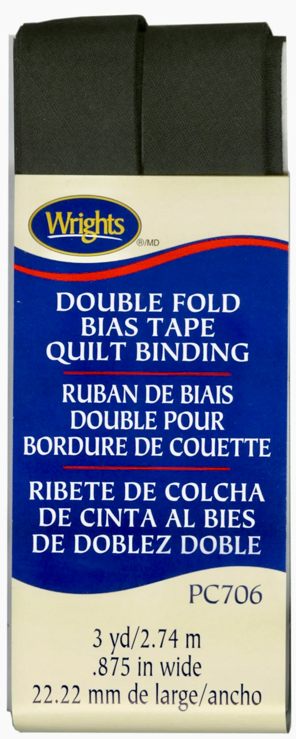 Black quilt binding