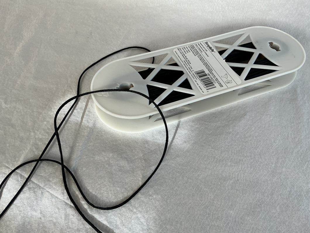 Simplicity satin cord 1/8 inch Black