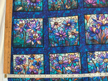 Load image into Gallery viewer, Mosaic Blooms Stained Glass Floral Picture Patches by Morris Creative Group from Quilting Treasures (Copy)
