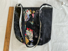 Load image into Gallery viewer, Bag with strap showing measurements 
