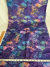 Load image into Gallery viewer, Batik: Hoffman purple with fans

