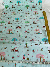 Load image into Gallery viewer, Tasha Noel Whimsical woodland main aqua

