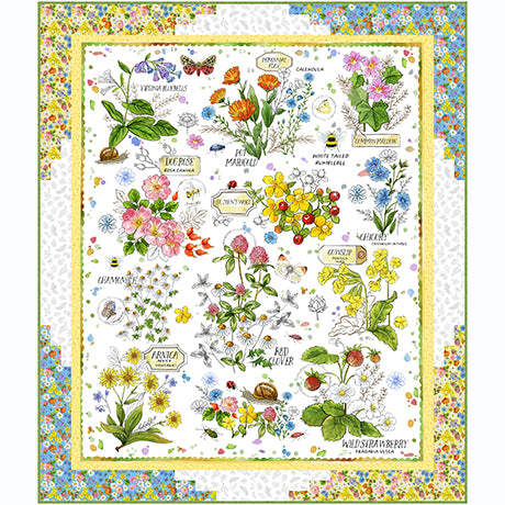 Healing Garden Wall Kit Quilting Treasures