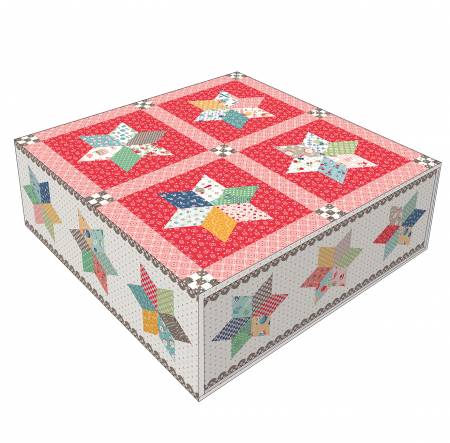 Cook Book Pot Luck Stars boxed Quilt Kit from Riley Blake