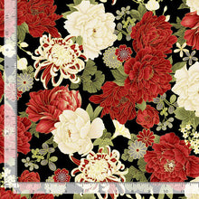 Load image into Gallery viewer, Japanese Asian floral Kyoto collection from Timeless Treasures Fabrics
