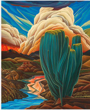 Load image into Gallery viewer, Four Western Reflections Panels from Riley Blake
