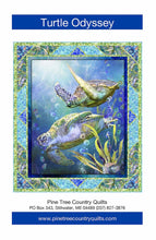 Load image into Gallery viewer, Turtle Odyssey Quilt Kitfrom Quilting Treasures and Pine Tree Country Quilts

