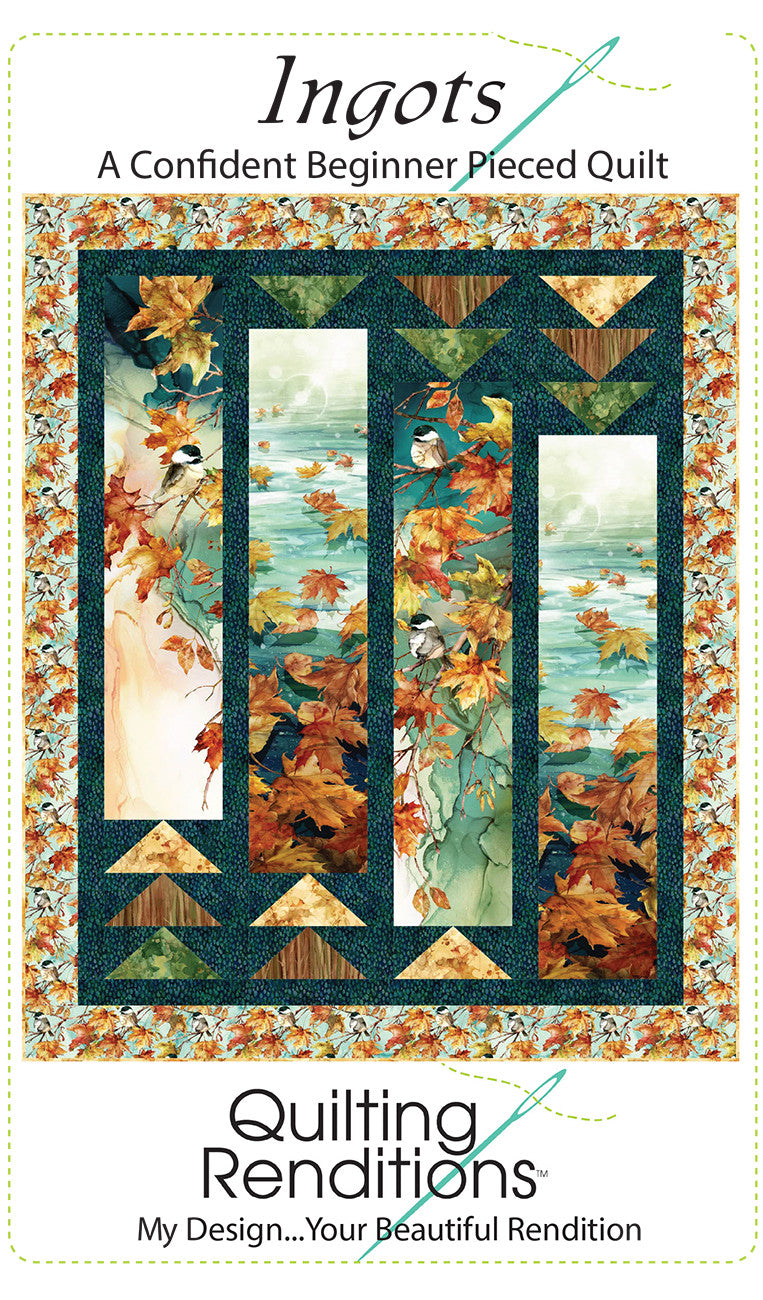 Ingots pattern Quilting Renditions