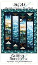 Load image into Gallery viewer, Starry Nights panel from Hoffman fabrics
