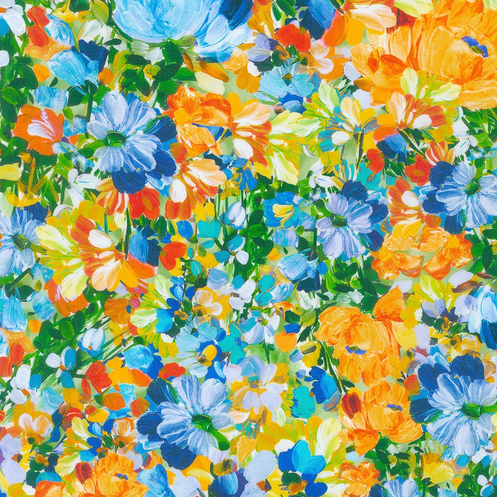 Painterly Petals Meadow collection from Robert Kaufman