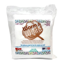 Load image into Gallery viewer, Warm &amp; White Cotton Batting Twin Size
