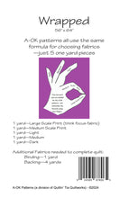 Load image into Gallery viewer, Wrapped A-OK 5 Yard Quilt Pattern
