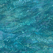 Load image into Gallery viewer, Earth Views ocean shallows teal colorway by Karen Nyberg from Robert Kaufman
