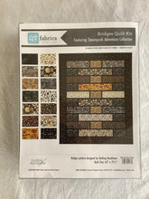 Load image into Gallery viewer, Bridges Quilt Kit featuring Steampunk Adventure Collection
