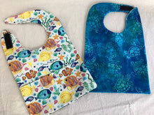 Load image into Gallery viewer, Baby bib with crumb catcher pocket
