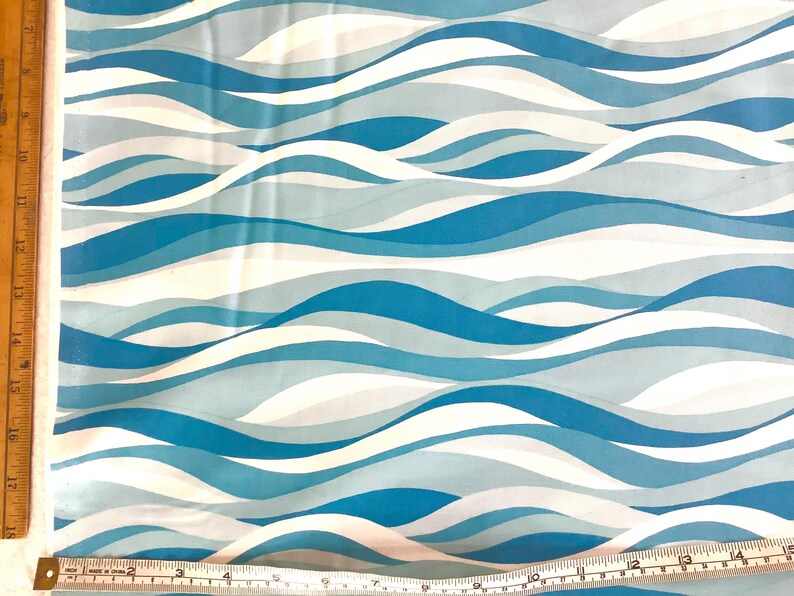 Free as the Ocean Aqua Quilting Fabric | Pat on the Back