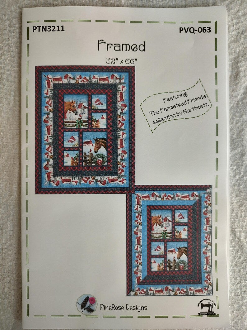 Framed pattern from PineRose Designs