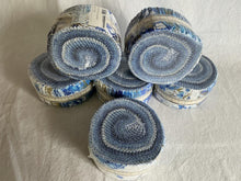 Load image into Gallery viewer, Cobalt Bliss roll up or jelly roll by Lauren Wan Complete Collection jelly roll 40 2-1/2&quot; strips
