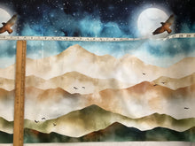 Load image into Gallery viewer, Starry Nights panel from Hoffman fabrics
