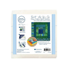 Load image into Gallery viewer, Cozy Cabin Lap Quilt-As-You-Go Kit
