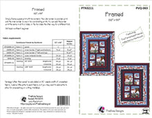 Load image into Gallery viewer, Framed pattern from PineRose Designs
