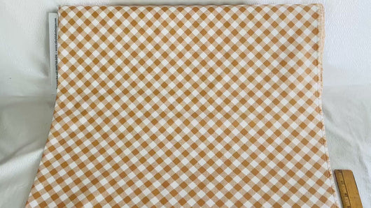 tan gingham