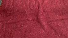 Load and play video in Gallery viewer, Crimson from Shetland Flannel Speckle from Robert Kaufman
