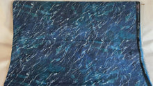 Load and play video in Gallery viewer, Earth Views ocean hidden islands ultramarine colorway by Karen Nyberg from Robert Kaufman
