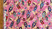 Load and play video in Gallery viewer, Japanese Kokeshi dolls with metallic gold highlights from Trendtex
