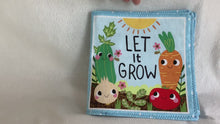 Load and play video in Gallery viewer, Let it grow Soft Book Panel sewn by Pat
