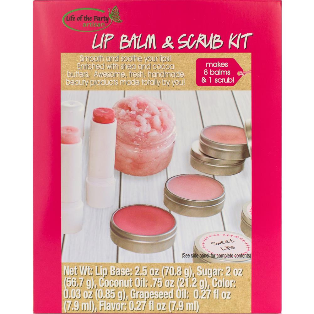 Lip balm and scrub kit