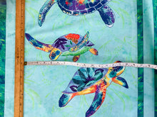 Load image into Gallery viewer, Calypso turtles panel
