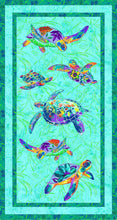 Load image into Gallery viewer, Calypso turtles panel
