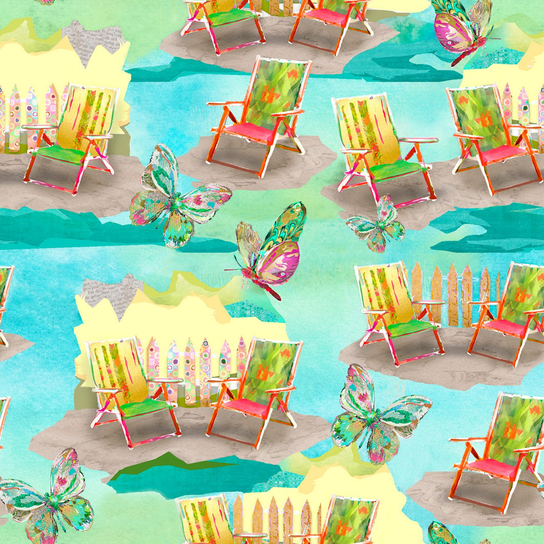 My Happy Place by Connie Haley from 3 Wishes Fabric Chairs