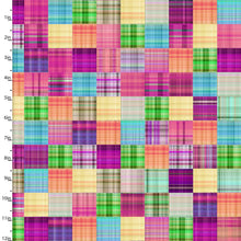 Load image into Gallery viewer, My Happy Place by Connie Haley from 3 Wishes Fabric madras plaid look
