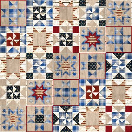 Hometown America by Beth Albert from 3 Wishes fabric