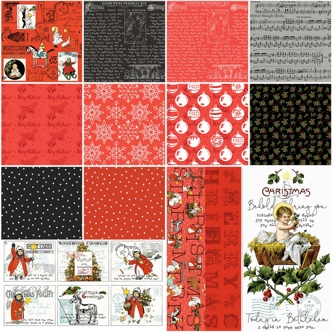 All about Christmas by the yard by Janet Wecker-Frisch from Riley Blake